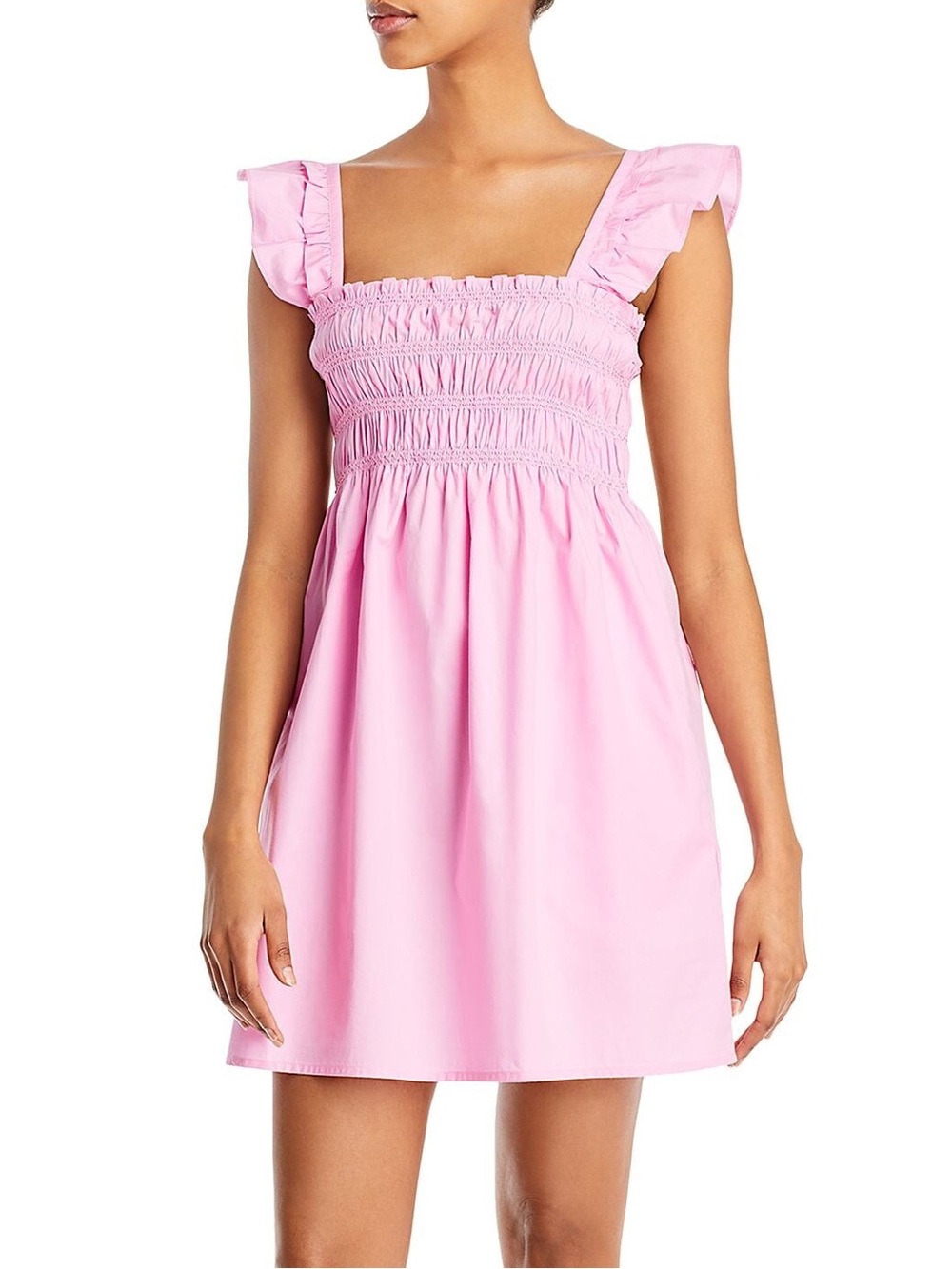 FRENCH CONNECTION Ruffled Smocked Dress
